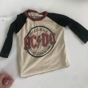 Rowdy sprout ac dc shirt